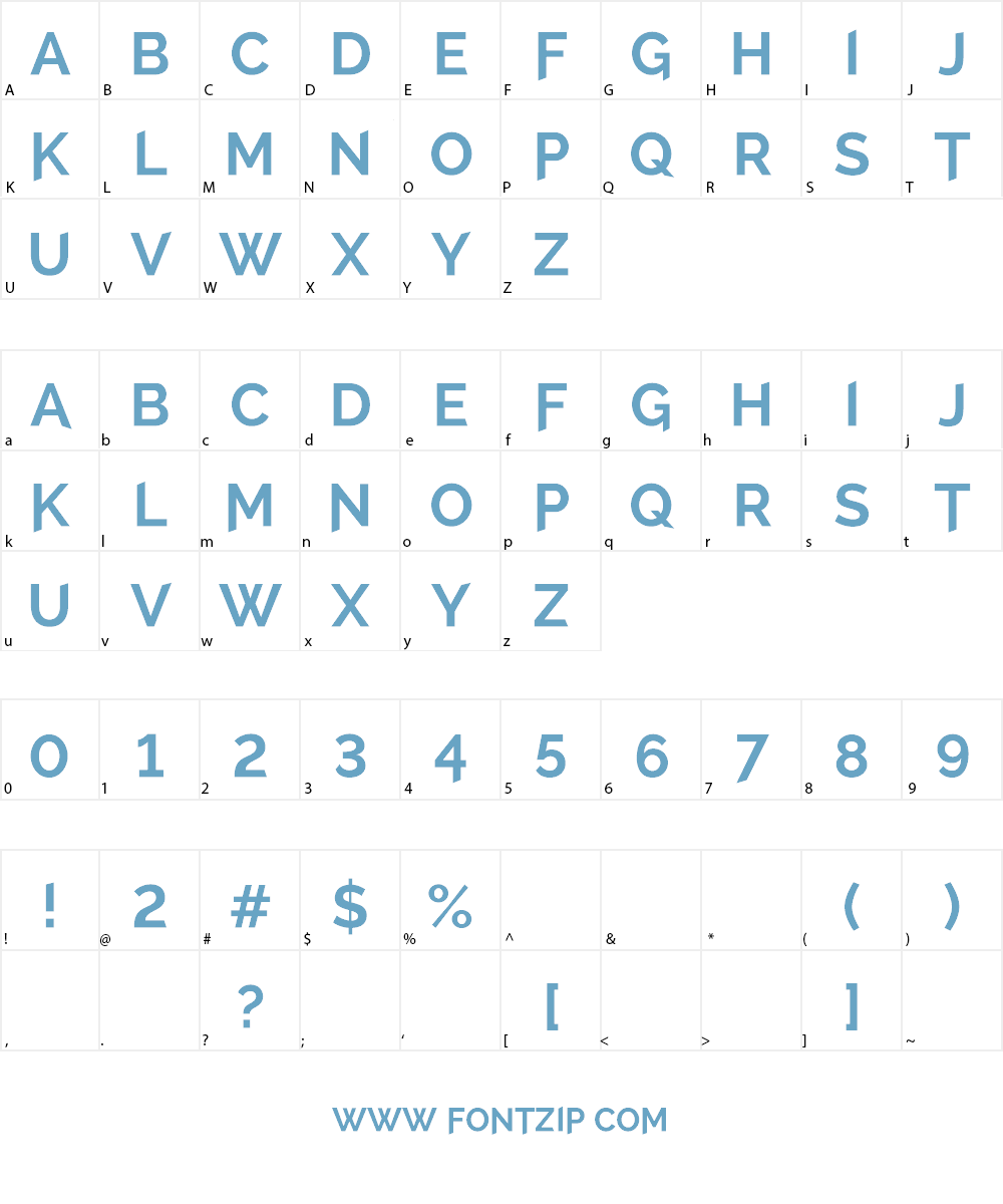 A Cure For Wellness Font Character